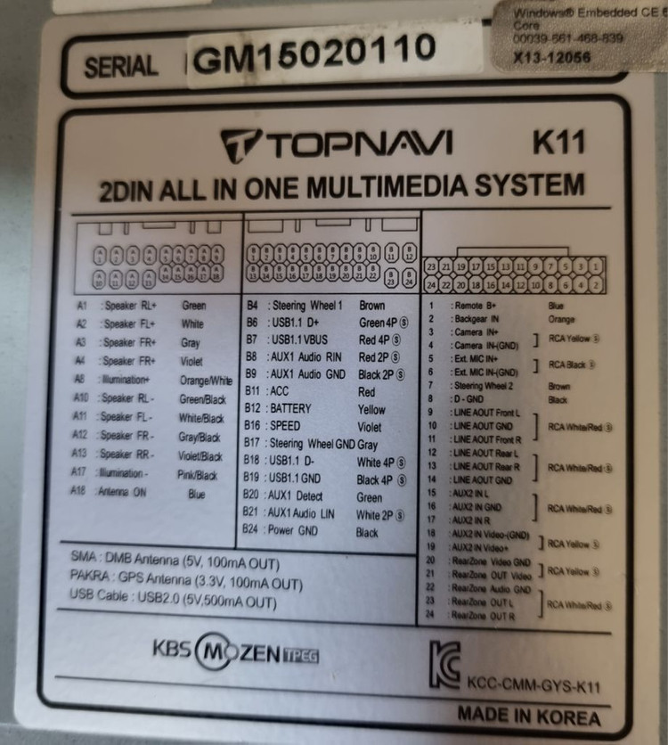 탑네비 K11 올인원 이미지