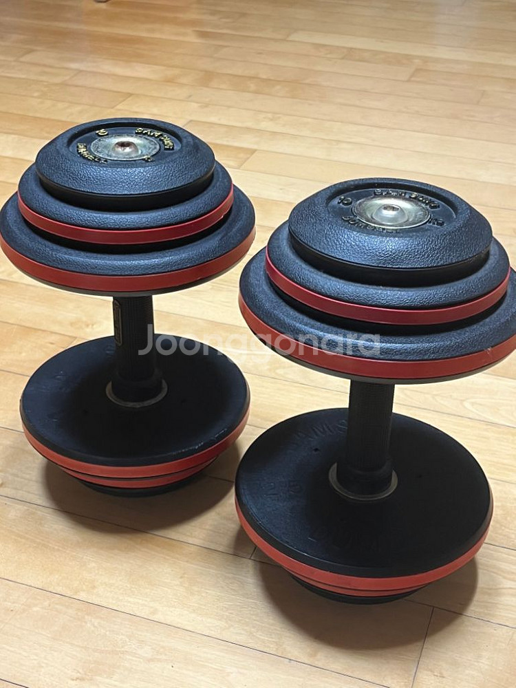 10kg 덤벨 2개 / 5kg 1개--1