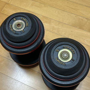 10kg 덤벨 2개 / 5kg 1개