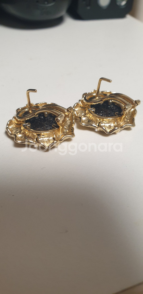14k 꽃 귀걸이(고중량)--1