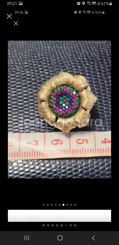 14k 꽃 귀걸이(고중량)--4