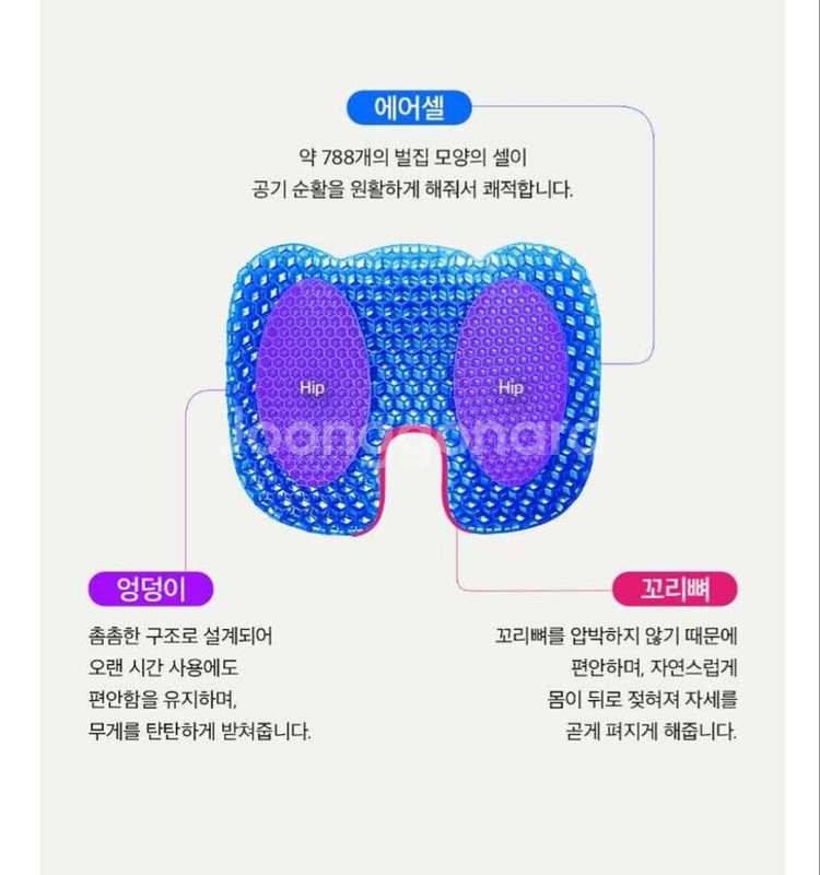 럭스나인 스마트젤 방석--3