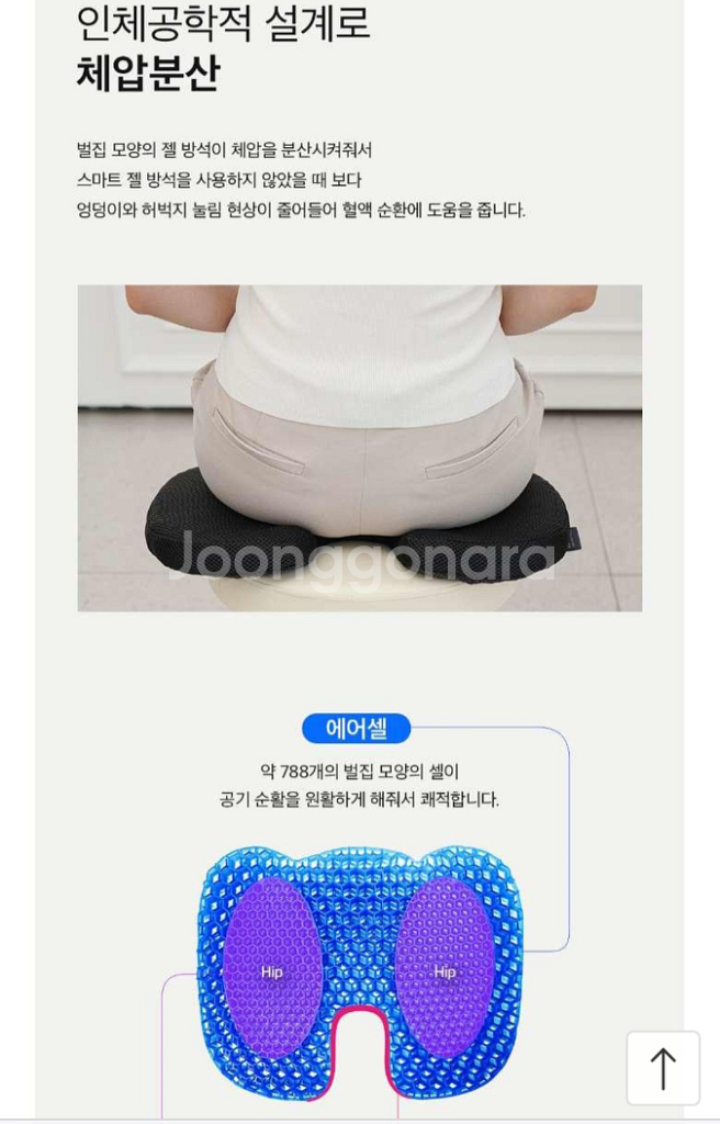 럭스나인 스마트젤 방석--4