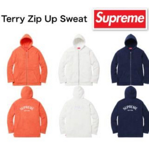 슈프림 16 시즌 Terry zip up sweat