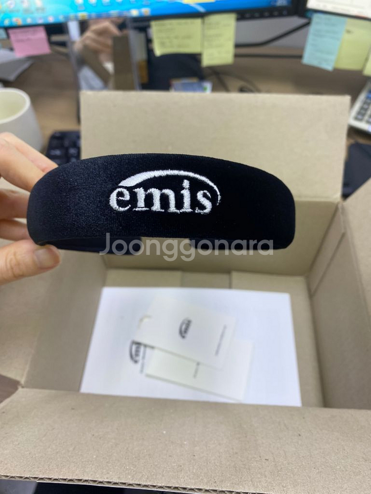 이미스 뉴로고 헤어밴드--0
