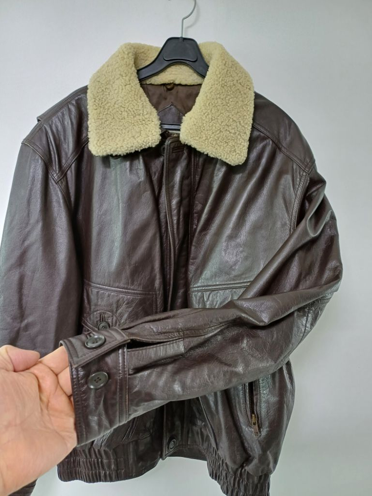 남성 프리랜서 블루종 라이더자켓 (딥브라운105)--4