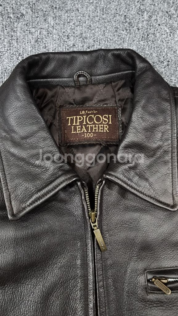 티피코시 LEATHER 늑대 레더자켓 100--3