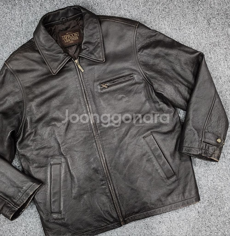 티피코시 LEATHER 늑대 레더자켓 100--1