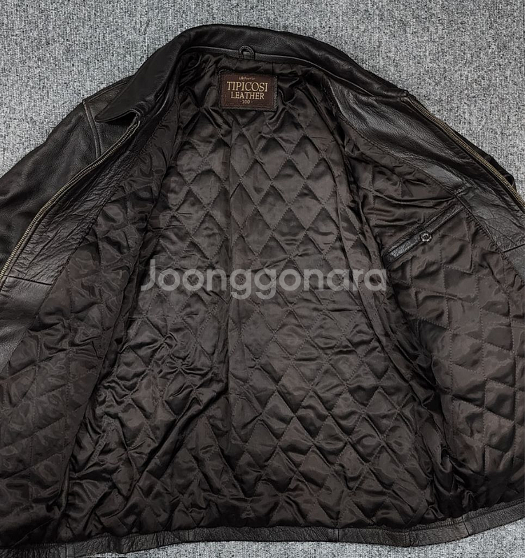 티피코시 LEATHER 늑대 레더자켓 100--4