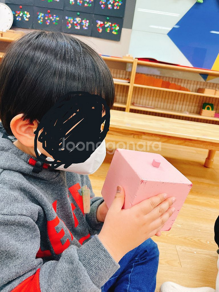 몬테소리 감각인지발달 갈색계단 분홍탑 꼭지원기둥 옷틀--1