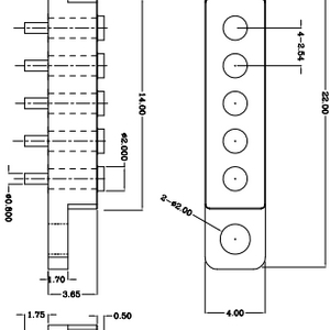 5pin 마그네틱 포고커넥터 암수 한쌍(새제품)