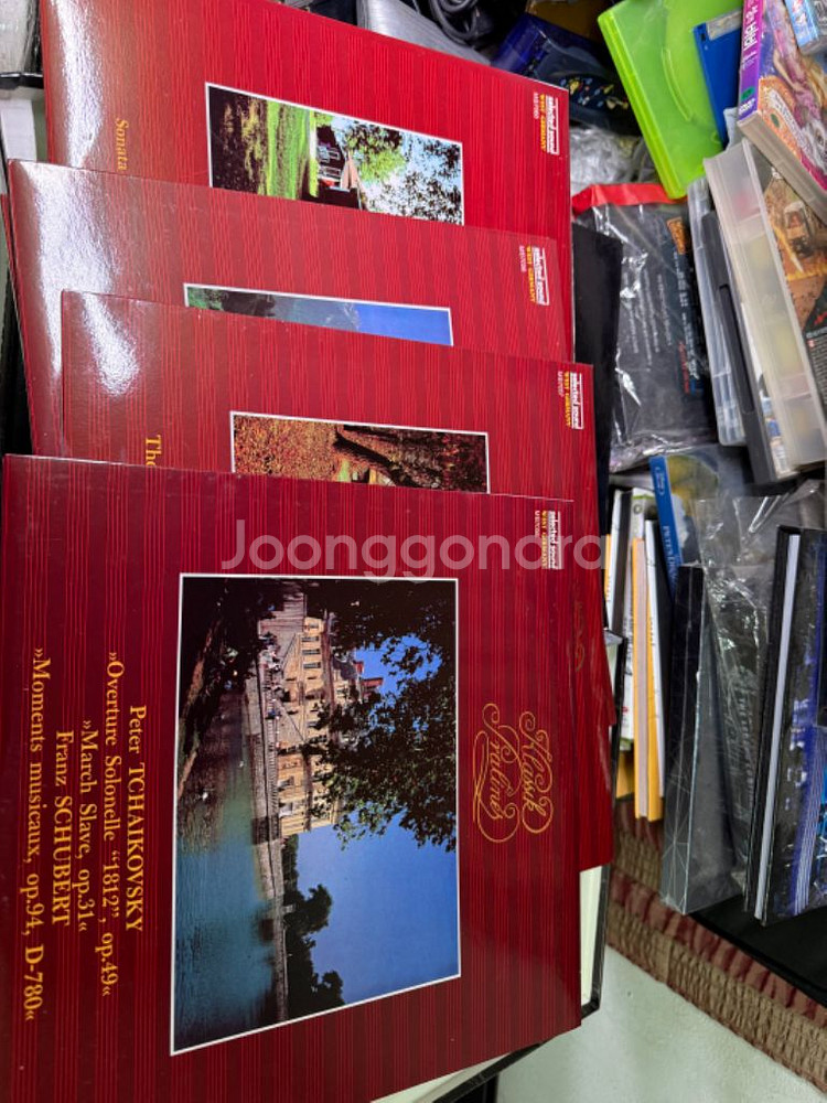 클래식 LP전집LP60장+해설서2권,독일,민트급1989--3