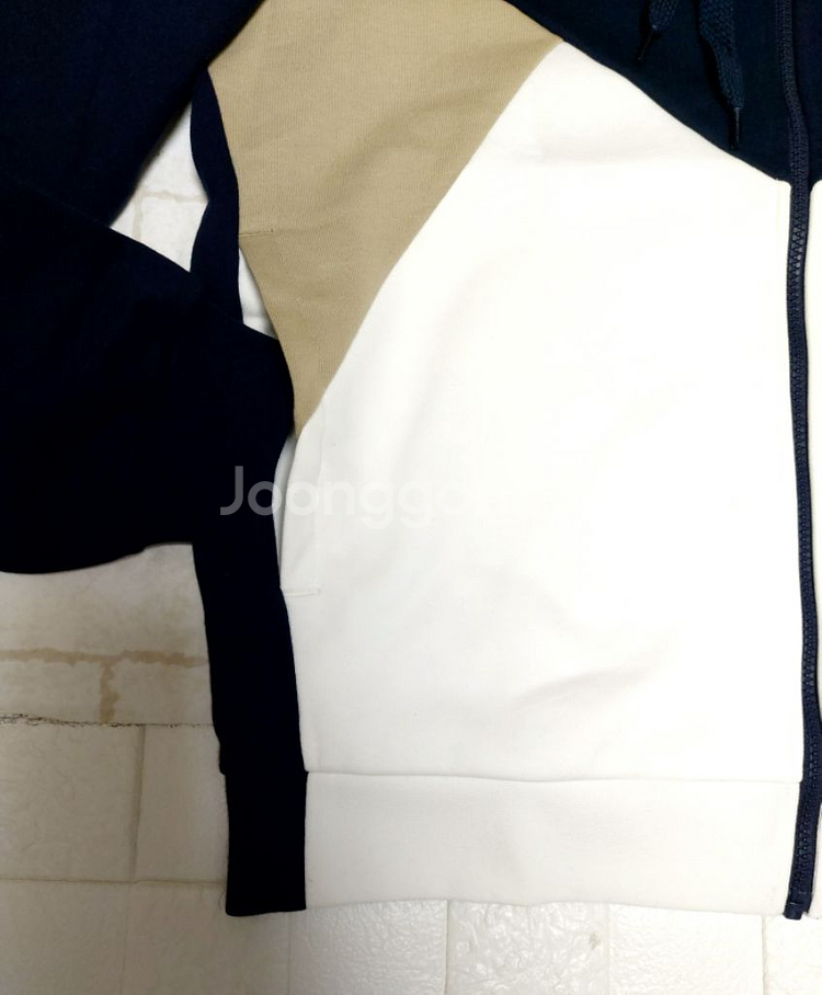 라코스테 컬러블럭 기모후드집업 XS~XL--7