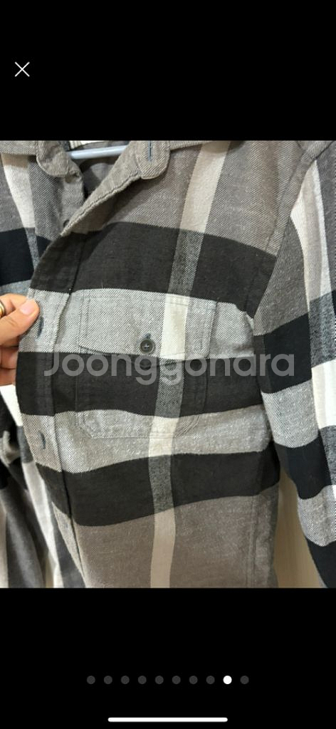 버버리셔츠 xs사이즈 (부드러운면,남녀공용)--8
