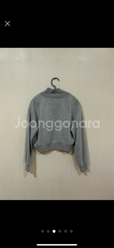 H&M 크롭 맨투맨 S사이즈 (얇은면)--2