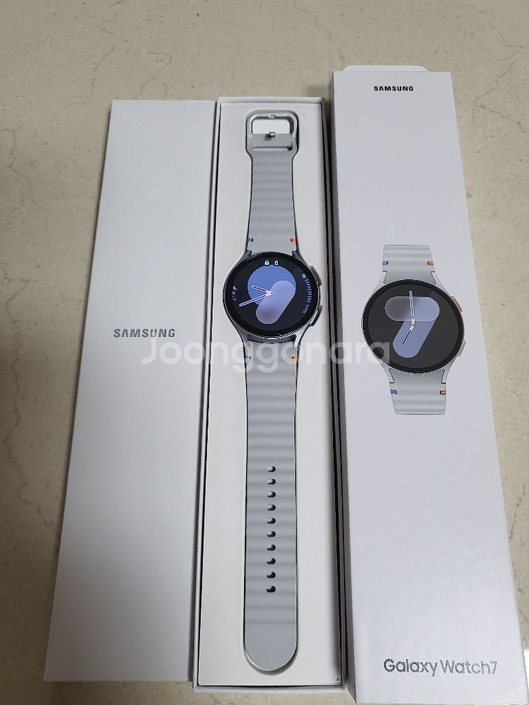 갤럭시워치7 블루투스 실버 44mm (5회미만사용)--0