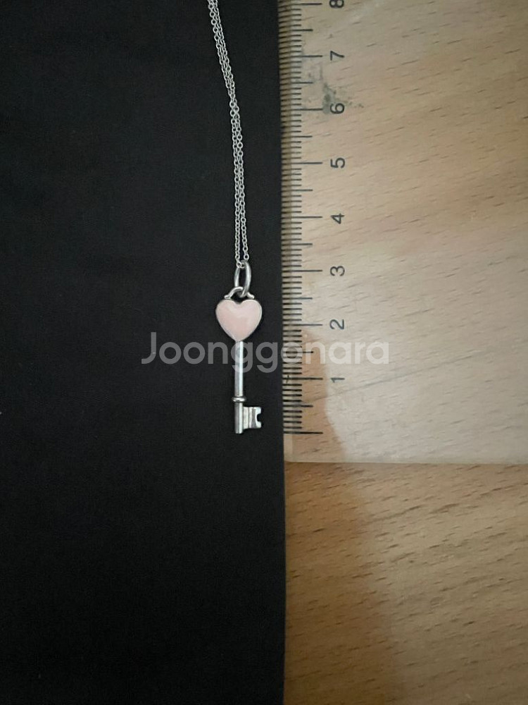 티파니앤코 하트 키 열쇠 팬던트 목걸이--3