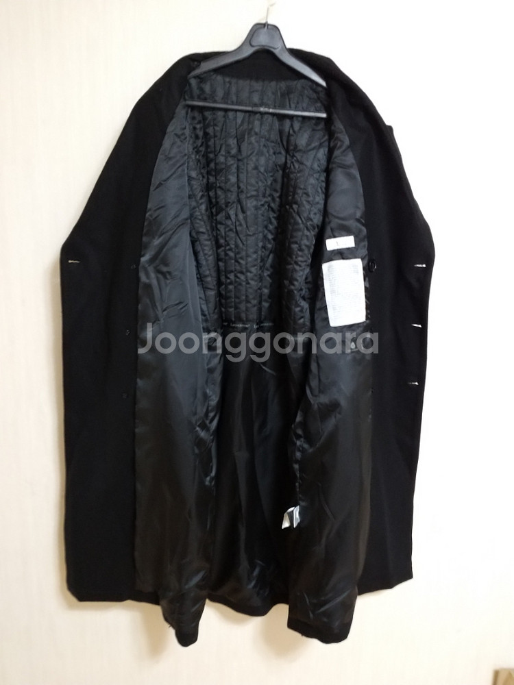 남성 라퍼지스토어 오버핏 더블 롱코트(오버핏95-100--3