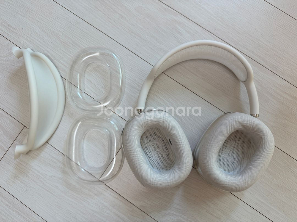 애플 에어팟맥스 USB-C타입 스타라이트 판매합니다--2