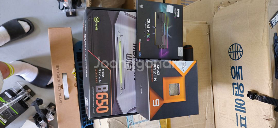 7950x 보드셋 cpu m/b ram b650m--5