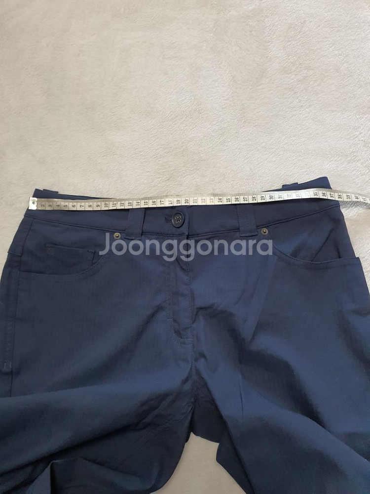 여성 나이키 봄 여름 가을 골프 3/4 바지 67cm--8