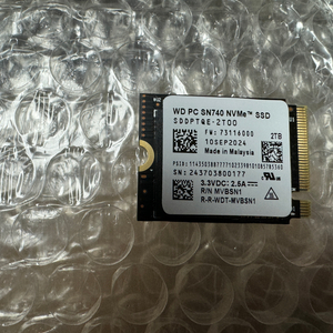 WD SN740 M.2 2230 (2TB) SSD팝니다