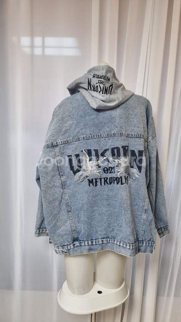 새상품) 빈티지 청자켓--1