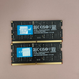 크루셜노트북램 ddr5 5600 sodimm 16gx2