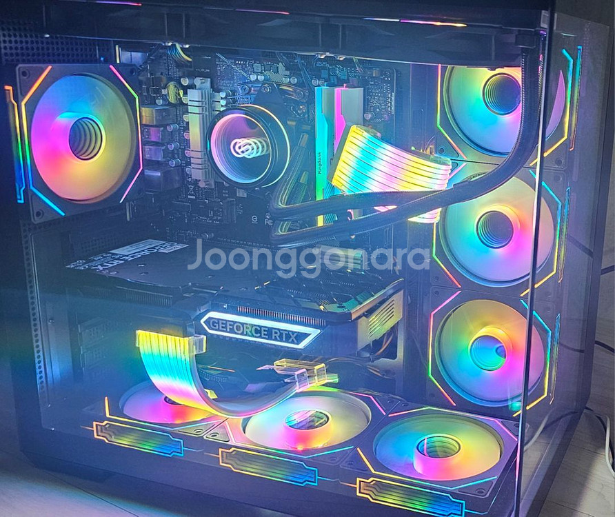 라이젠7 7800X3d RTX4070S 본체 팝니다--1