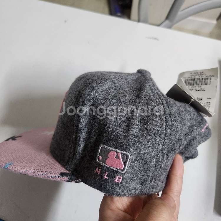 새상품 mlb키즈 모직모자 택있음--2