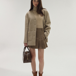 [엘보른] Spencer Wool Mini Skirt