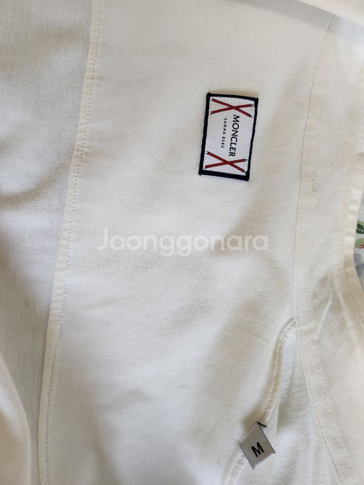 몽클 감마블루 반팔 남방--3