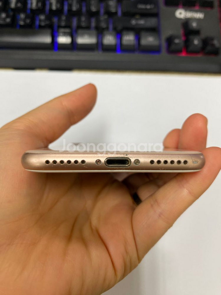 아이폰8 로즈골드 액정SS급 64GB 무잔상배터리100--6