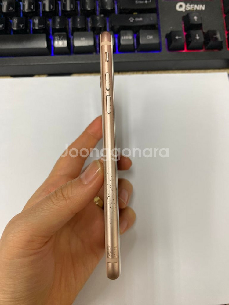 아이폰8 로즈골드 액정SS급 64GB 무잔상배터리100--4