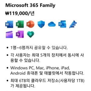 MS365 패밀리