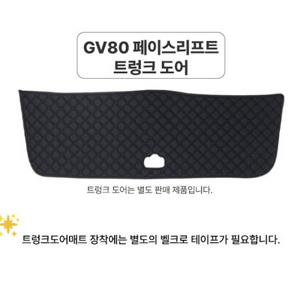 엘프라임 gv80 트렁크 도어