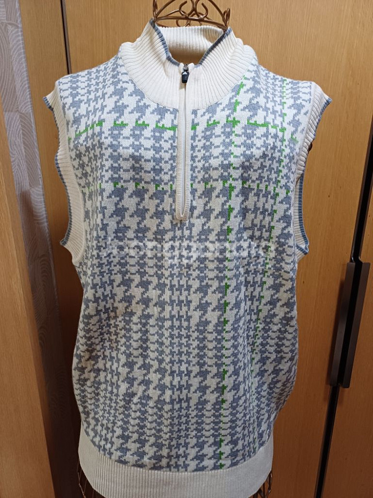 adidas 아디다스 반집업니트 조끼 L size--1