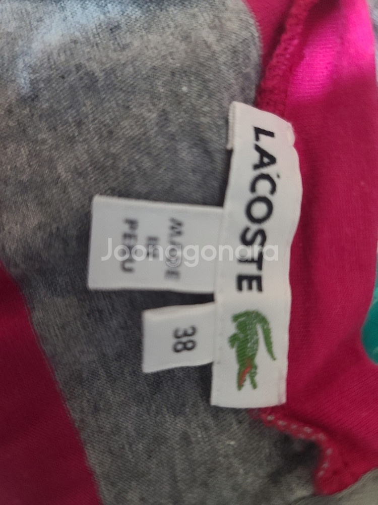 라코스테(LACOSTE)셔츠 38 size--3