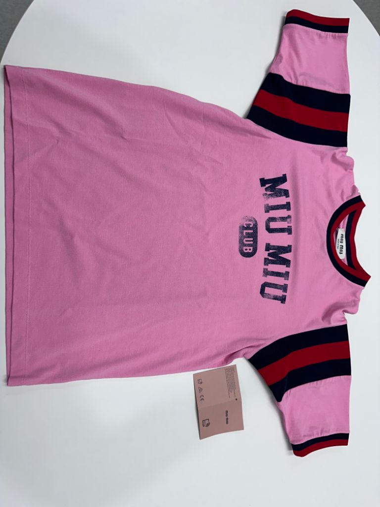 [SALE:미우미우 miumiu 정품] 핑크 반팔