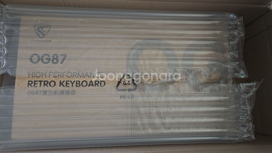 FL-ESPORTS OG87 레트로 화이트 저소음고래축--1