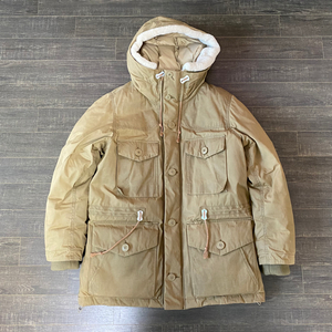 snow peak waxed down jacket