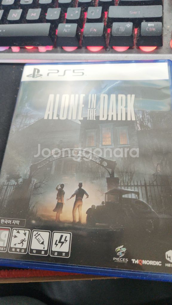 ps5 얼론인더다크(어둠속에 나홀로)택포 팝니다--0