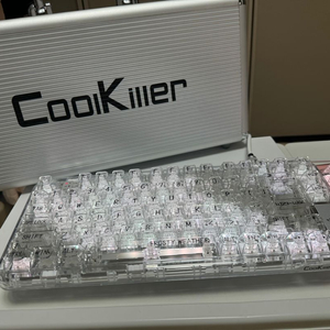 쿨킬러 coolkiller CK75 투명 얼음 키보드