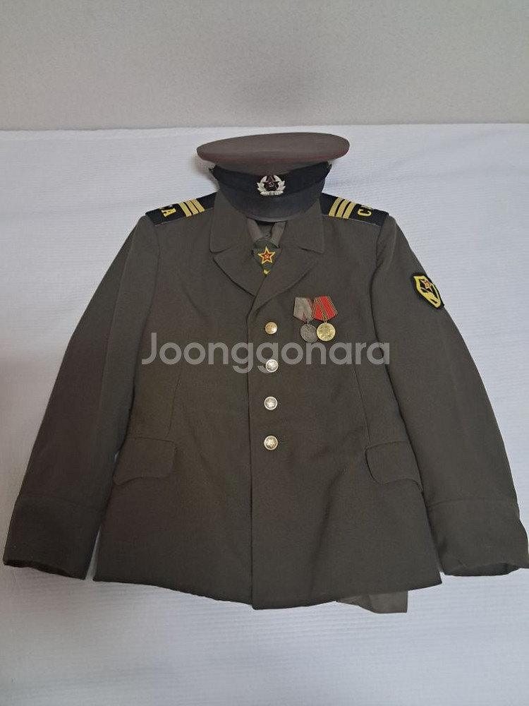 오리지널 70s 소련군 기갑부사관 정복 풀세트--1