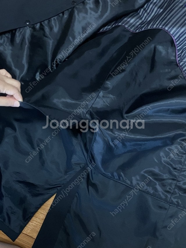 남성 트렌치코트 바바리코트 (내피 탈부착 가능--4