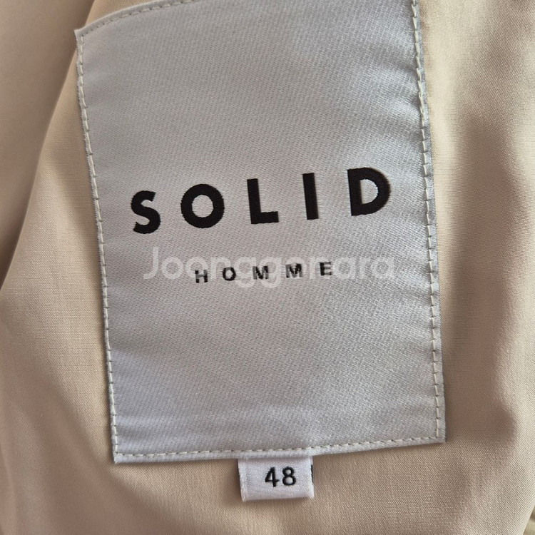 솔리드옴므 베이직 쉘파카 우영미 급처분--2