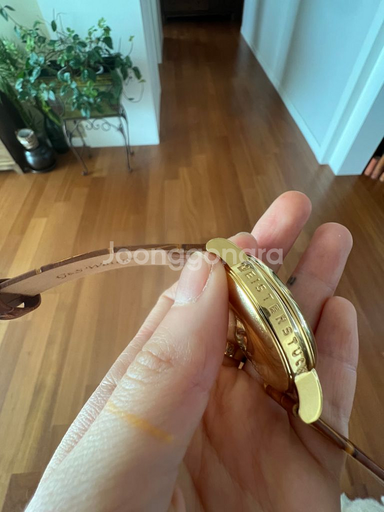 (레어) 몽블랑 시계 스타 크로노 7038 18k 금장--1