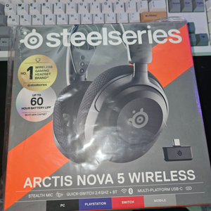 미개봉 스틸시리즈arctis nova5 wireless