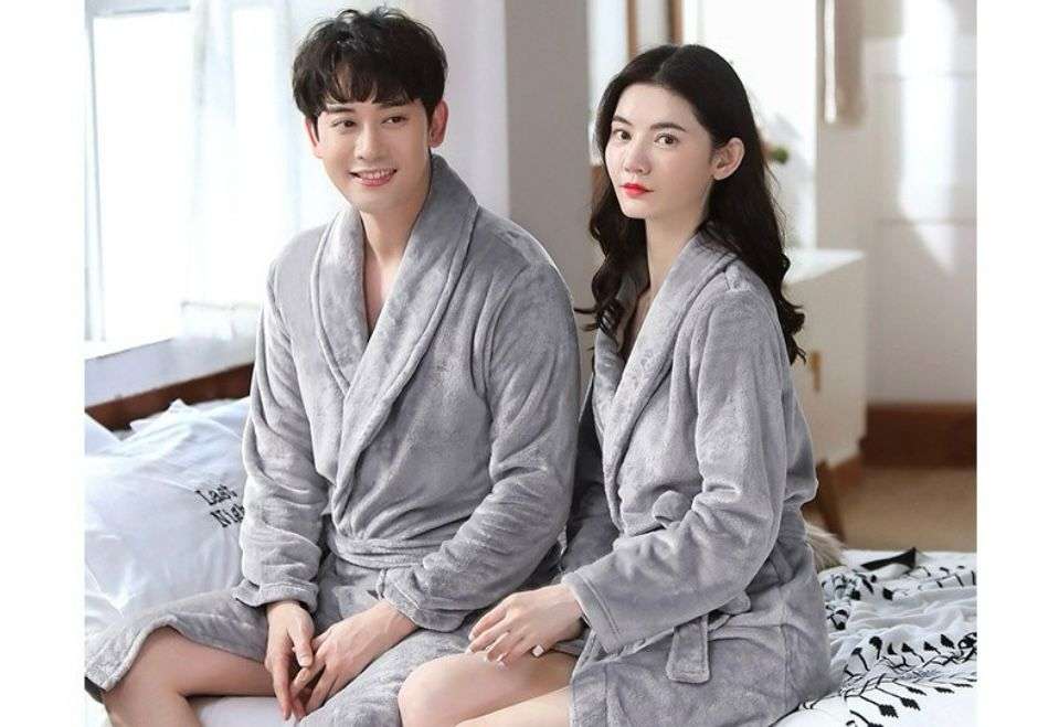 극세사 샤워가운--1