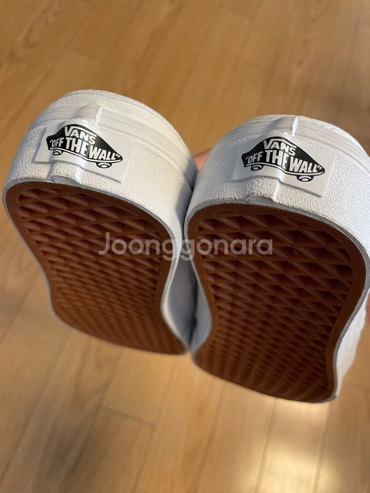 반스 어센틱 뮬 화이트 (새제품)--2